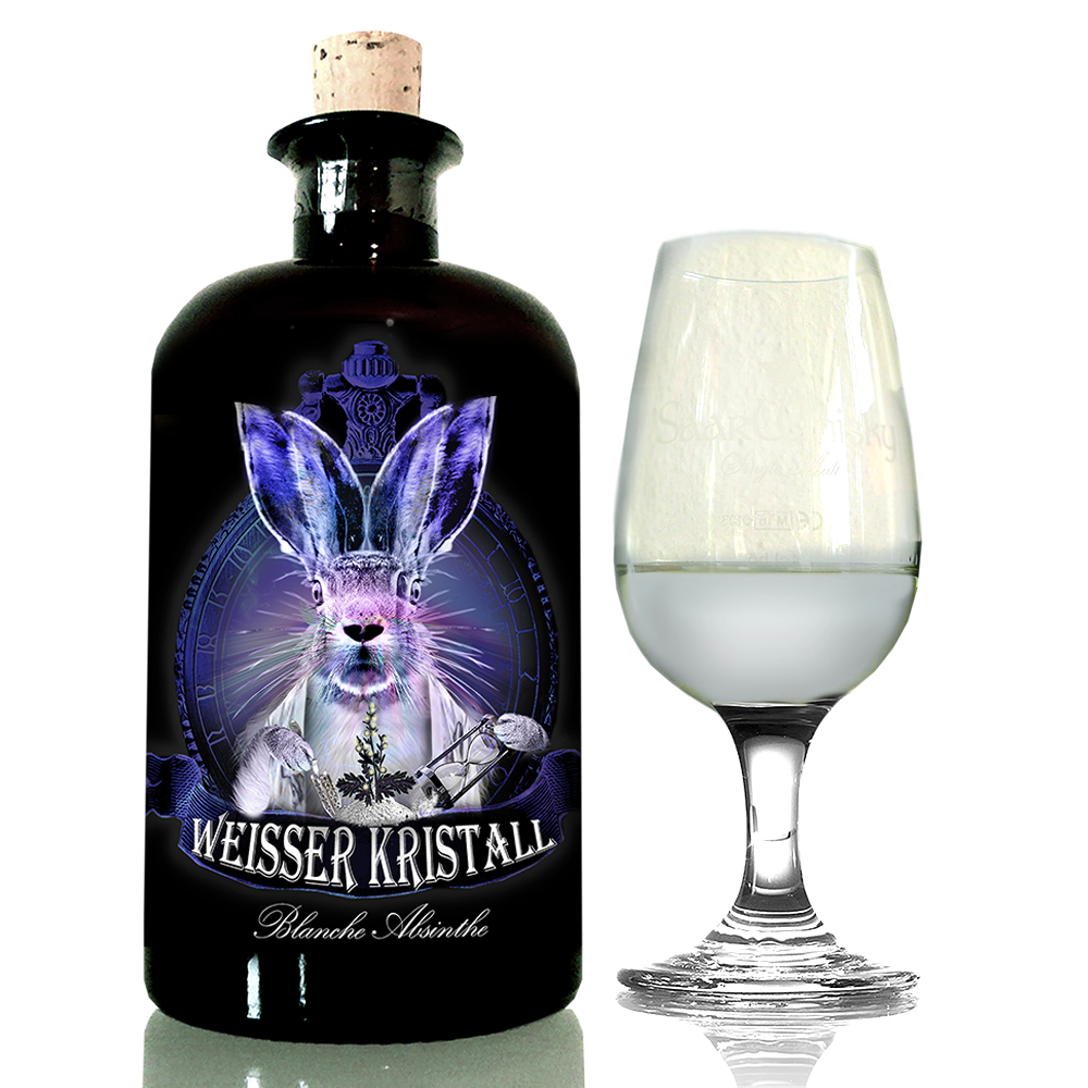 Weisser Kristall Absinth 0,5l